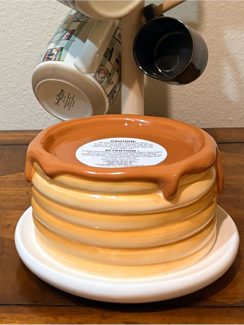 Bath and Body Works Pancake Candle Holder